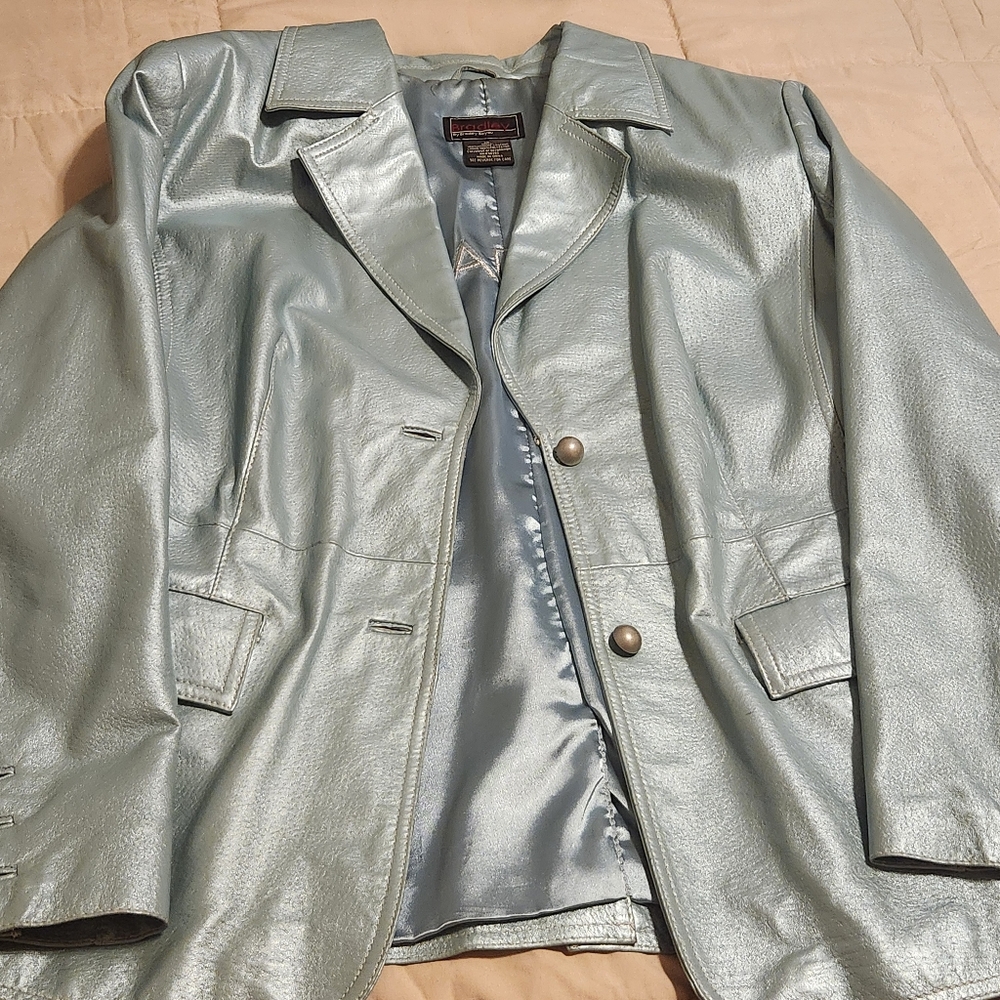Ladies Leather Blazer